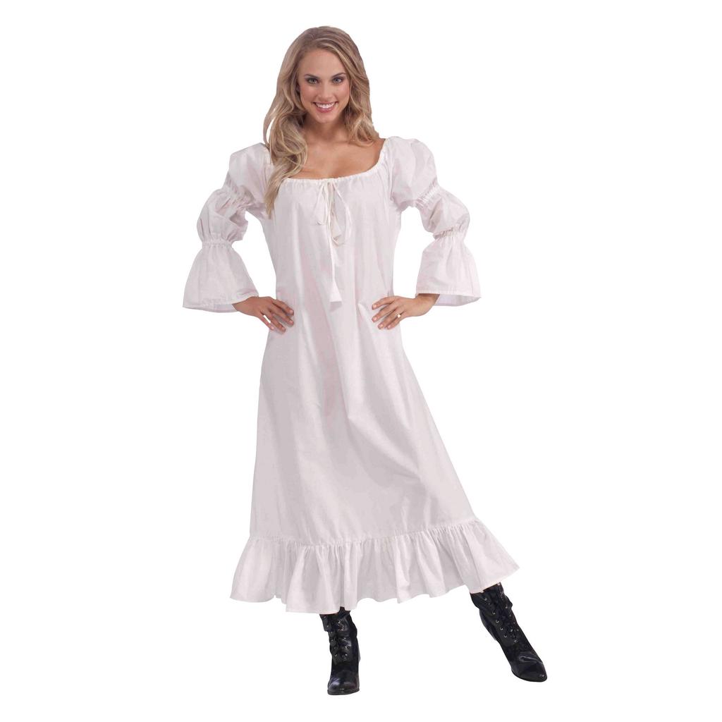 Bristol Novelty Womens/Ladies Medieval Shirt Dress Costume