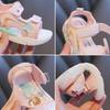 Little Girls' Open-Toe Sandals - New Summer Collection, Children's Beach Shoes, Cartoon Princess Shoes for Toddlers, Soft-Soled Baby Sandals