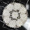 NEW European pastoral Damask embroidery hand hollowed out tablecloth tea set table mat vase lamp living room bedroom decoration for Home