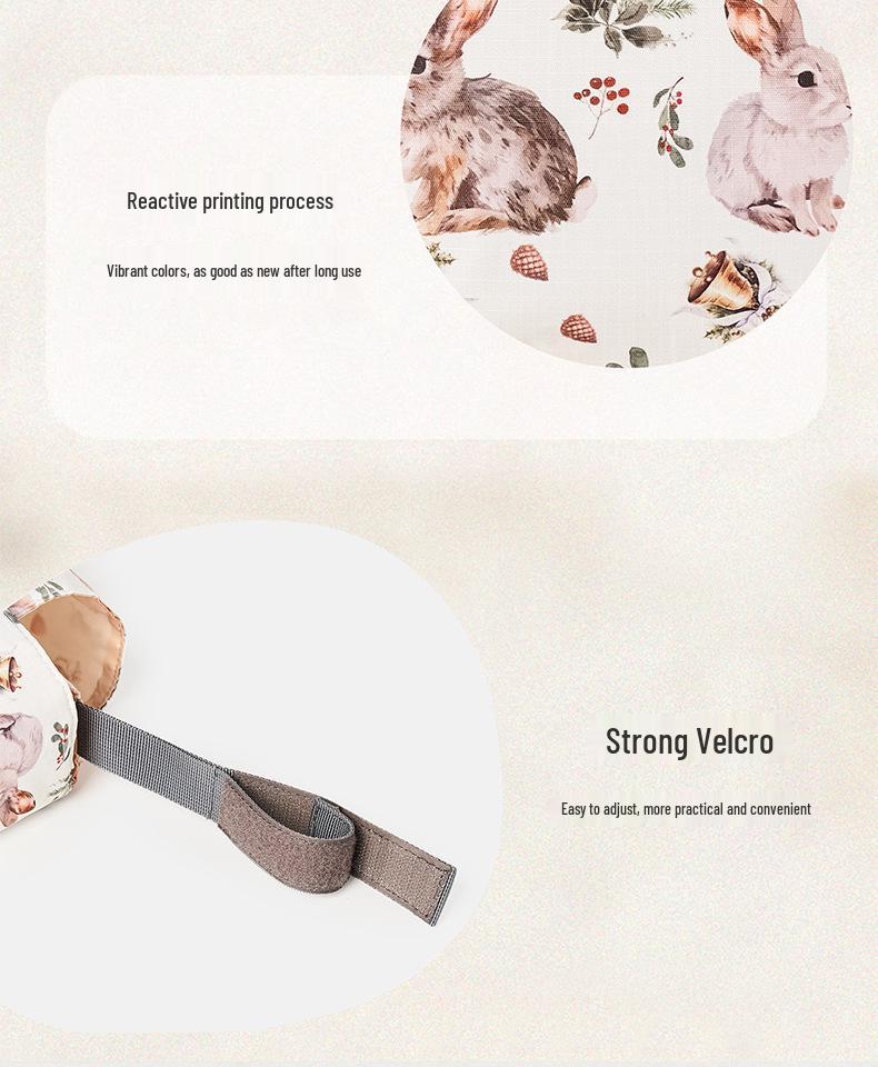 Multifunkční voděodolná závěsná úložná taška na kočárek pro dětské lahvičky a hrníčky