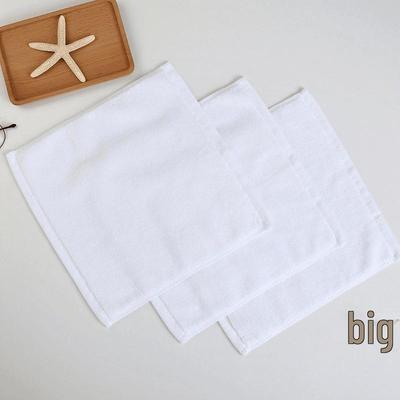 Thickened Pure Cotton White Hand Towel - Small, Non-Shedding, Highly Absorbent