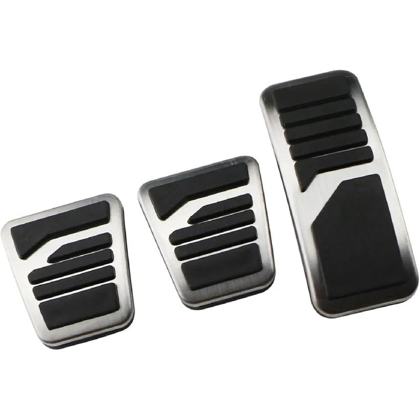 

Stainless Steel Car Pedal Pad Cover at MT Pedals Compatible for Mitsubishi ASX Outlander Lancer EX Eclipse Cross Pajero ES(MT) MT