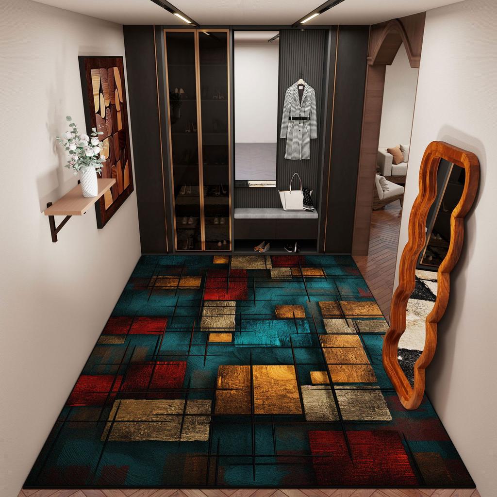 Modern antiskid Carpet living room abstract Style customizable cloakroom Lounge Rug soft Fluffy sofa tables Mat Easy cleaning