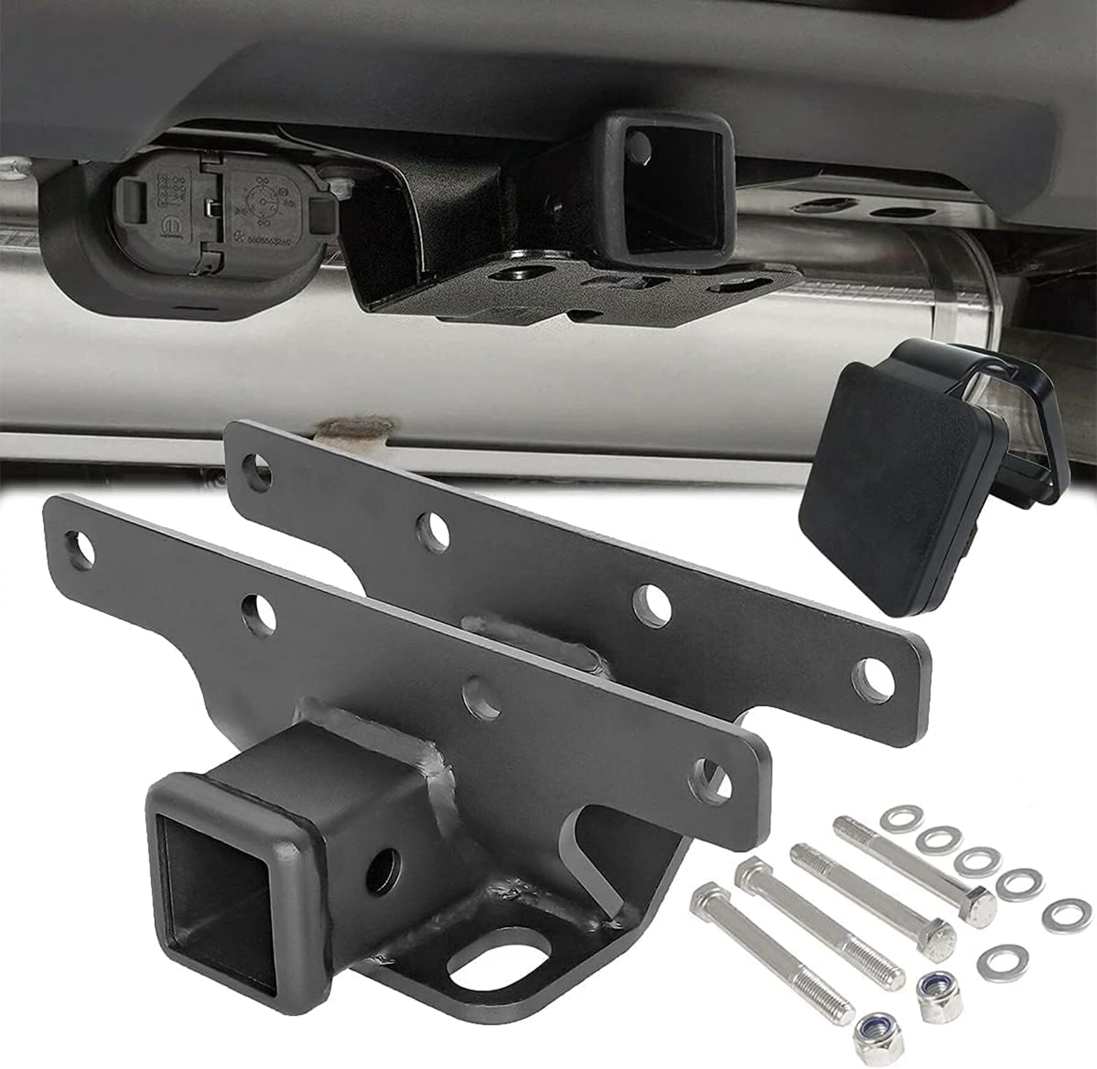 

Задний фаркоп для буксировки Jeep JK Wrangler, фаркоп и крышка, приемник фаркопа, балка, комплект, фаркоп, квадрат 2 дюйма.