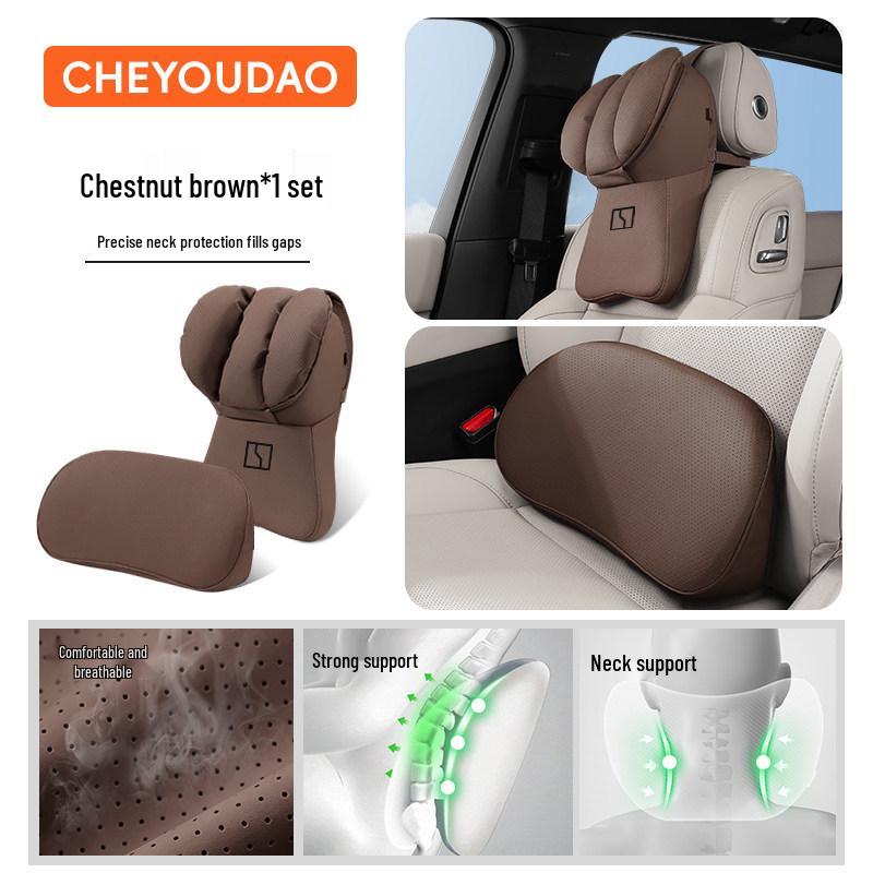 Zeekr 007GT/7X/9X Car Headrest & Lumbar Support Pillow for Neck Protection & Decoration