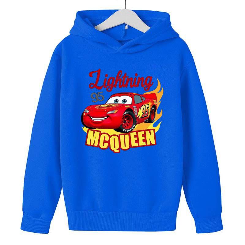Moletom de Corrida Lightning McQueen 95 para Crianças - Blusa Primavera/Outono