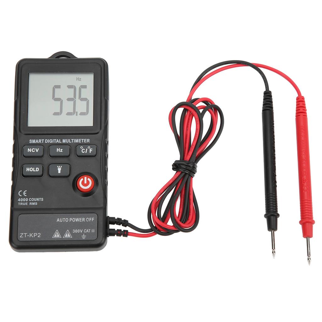 ZTKP2 Digitales Multimeter Vollautomatisch Brennschutz Universell Intelligente Multi-Tester für Heimwerker Elektriker