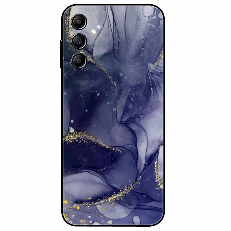 Hülle Für Samsung Galaxy A54 5G A34 A24 S23 Hülle Blume Marmor TPU Weiche Silikonhülle für GalaxyA54 A 34 Bemalte Handyhüllen