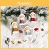 Schönes Paillettenflügel-Mädchen-Ornament für kreative Weihnachtsbaumdekorationen