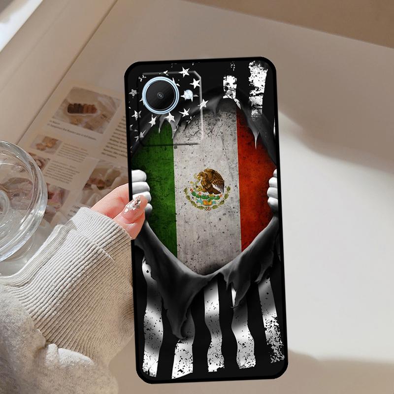 Mexican Pride Eagle Flag For Realme 14 Pro Plus 10 11 12 13 GT 6 6T 5 GT7 Pro C67 C61 C55 C53 C51 C21Y C25S C75 Case