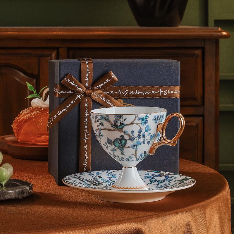 Shangqi Ceramic Coffee Cup and Saucer Set