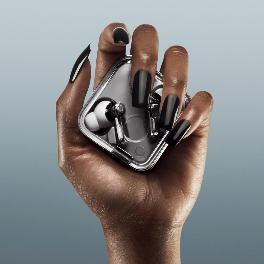 Nothing Ear Wireless Bluetooth Super 45dB 6 12mm Dynamic Compatible with (3) Noise-Canceling Earphones, 5.4, Mic, ANC, High-Resolution Audio,