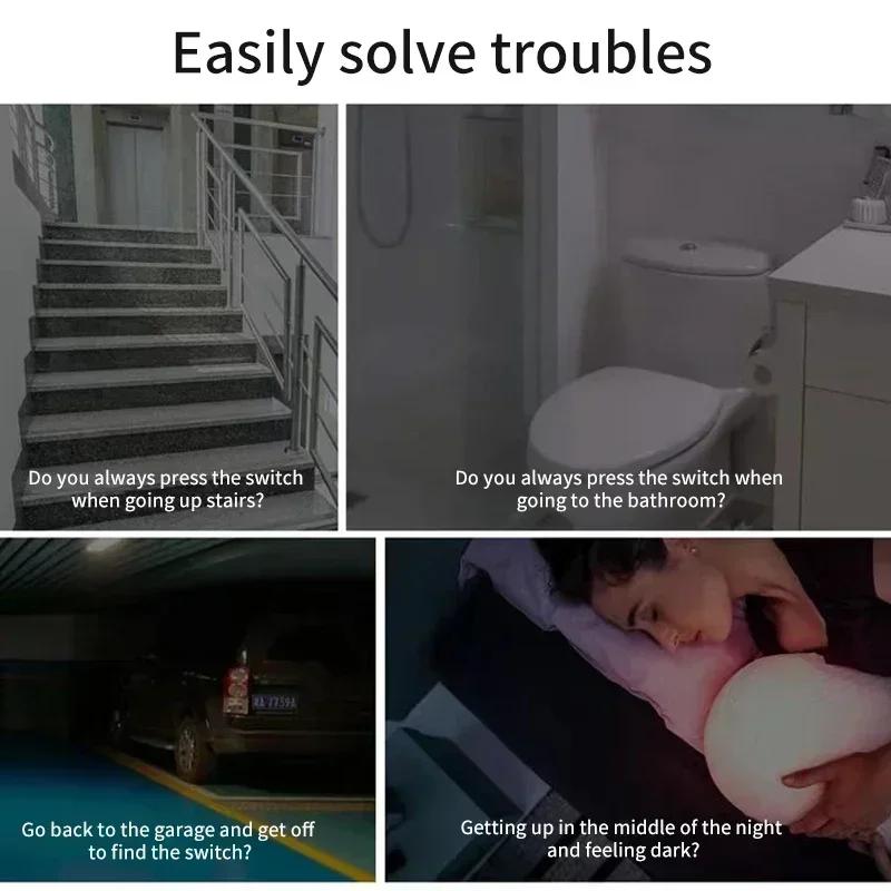 Sound Sensor E27 LED Bulb 220V Auto On/Off Non Flicker High Brightness White Light Voice Control Light Bulb for Stairs Pathway