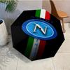 Ombrello Emblema Calcio Napoli - Apertura/Chiusura Automatica, Ombrello Leggero Compatto a 8 Stecche Essenziale per l'Outdoor, Accessorio Picnic, Ventaglio, Regali