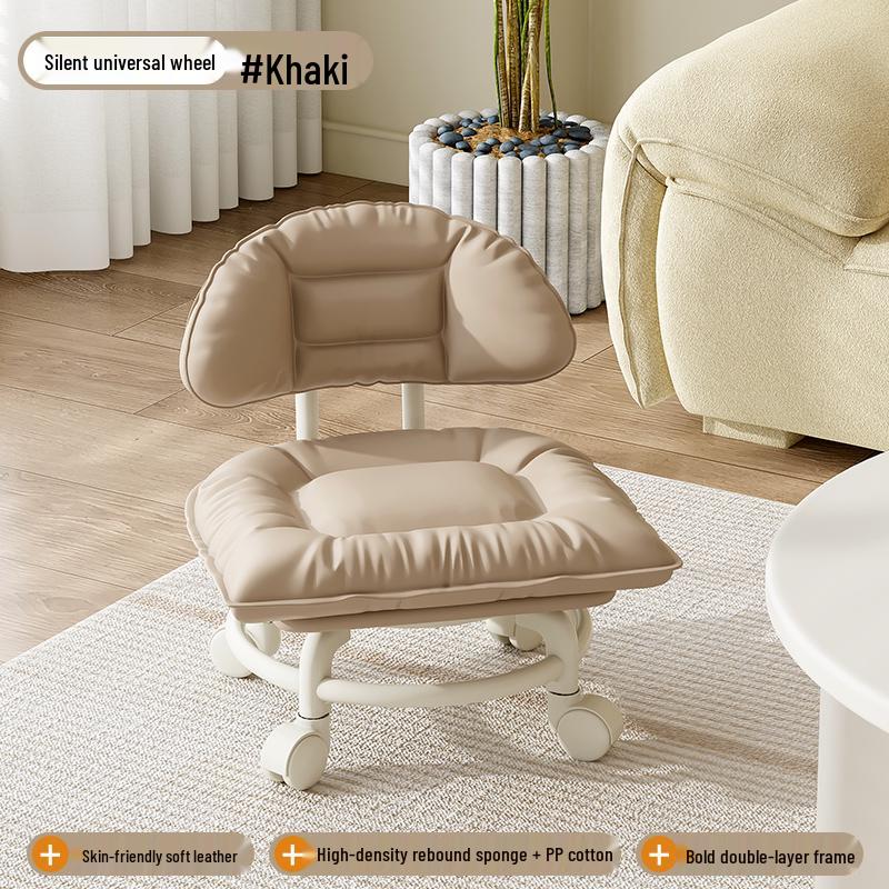 Kompakter Rollhocker mit Schwenkrädern – Ideal für Zuhause, Beauty oder den Gelegenheitsgebrauch