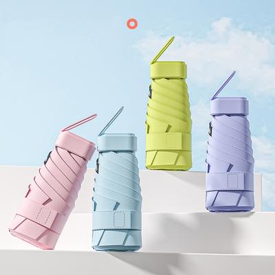 Mini Umbrella Manual Capsule Uv Protection Lady Small Folding Umbrella Sun and Rain Pocket Compact Travel Umbrella Parasol