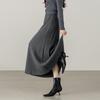 Women's Elegant Pleated A-line Winter Skirt