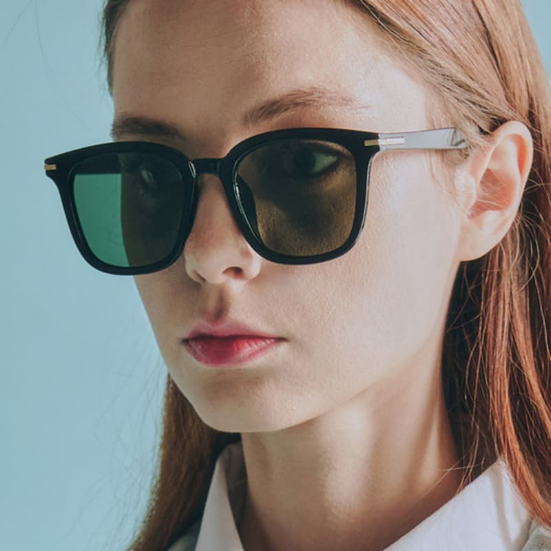 

RECLOW RECLOW F412 BLACK GOLD Polarized Sunglasses FREE