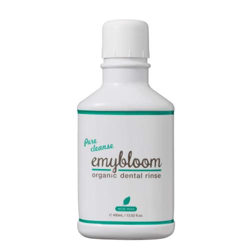

Organic Mouthwash: Emmy Bloom Dental Rinse, 400mL, Naturally Derived, Additive-Free, Fluoride-Free, Mild Mint Flavor, Preservative-Free, Allergy-Teste