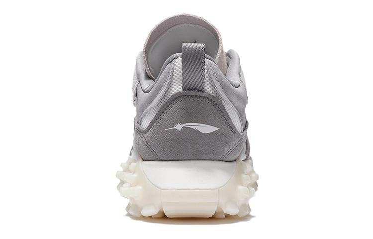 Li Ning Overload Low top Casual Shoes Men's Gray White AZGS033-2