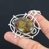 Friendship Day Deal 925 Sterling Silver Fruit Jasper Gemstone Daughter Pendant