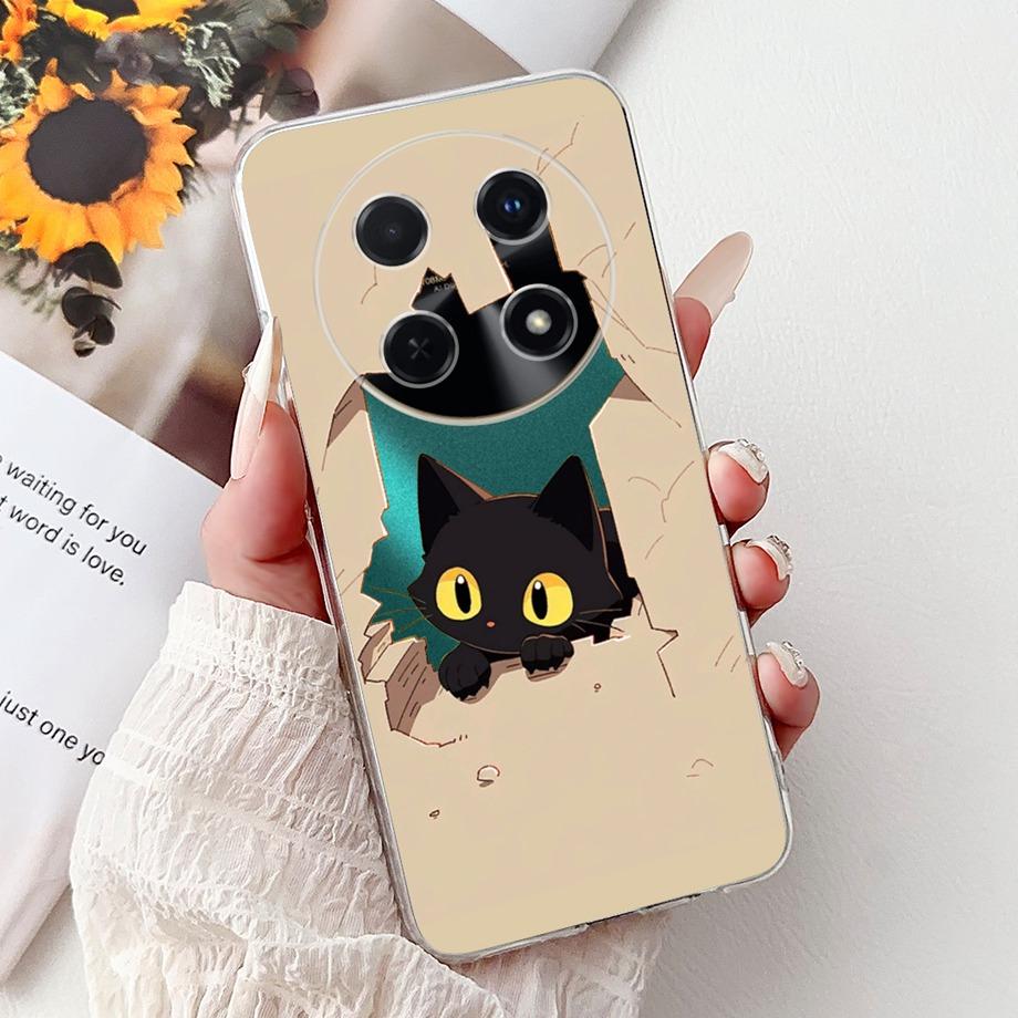 For Huawei Nova 13i 12i Case Cute Animal Tiger Lion Dragon Cartoon Phone Cover On Nova13i Nova12i Soft Silicone Clear Coques