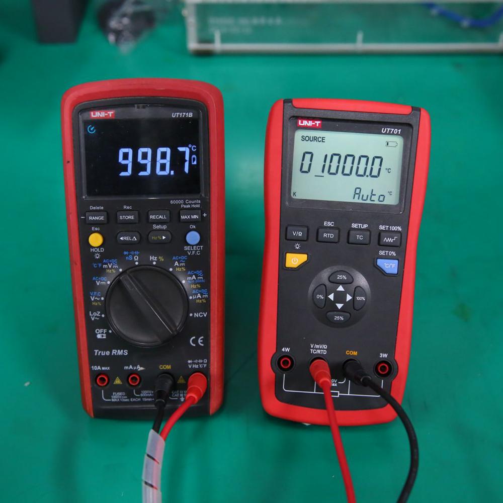  UT701 Temperature Calibrator J/K/T/E/R/S/B/N/Wre RTDs mV ResistanceThermocouple output thermistor output temperature detec