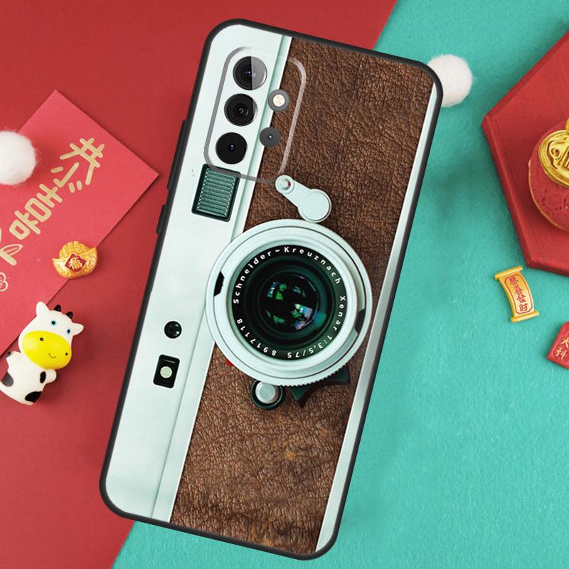 Retro Camera Vintage Case For Samsung Galaxy A13 A33 A53 A15 A25 A35 A55 A54 A34 A14 A71 A51 A12 A32 A52 Cover