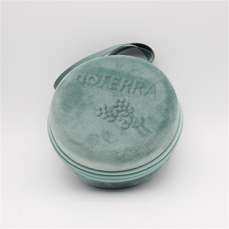 Round Essential Oil Bottle Sub Package Storage Bag Convenient To Carry. Eva Essential Oil Box Perfume Nail Polish Storage Bag