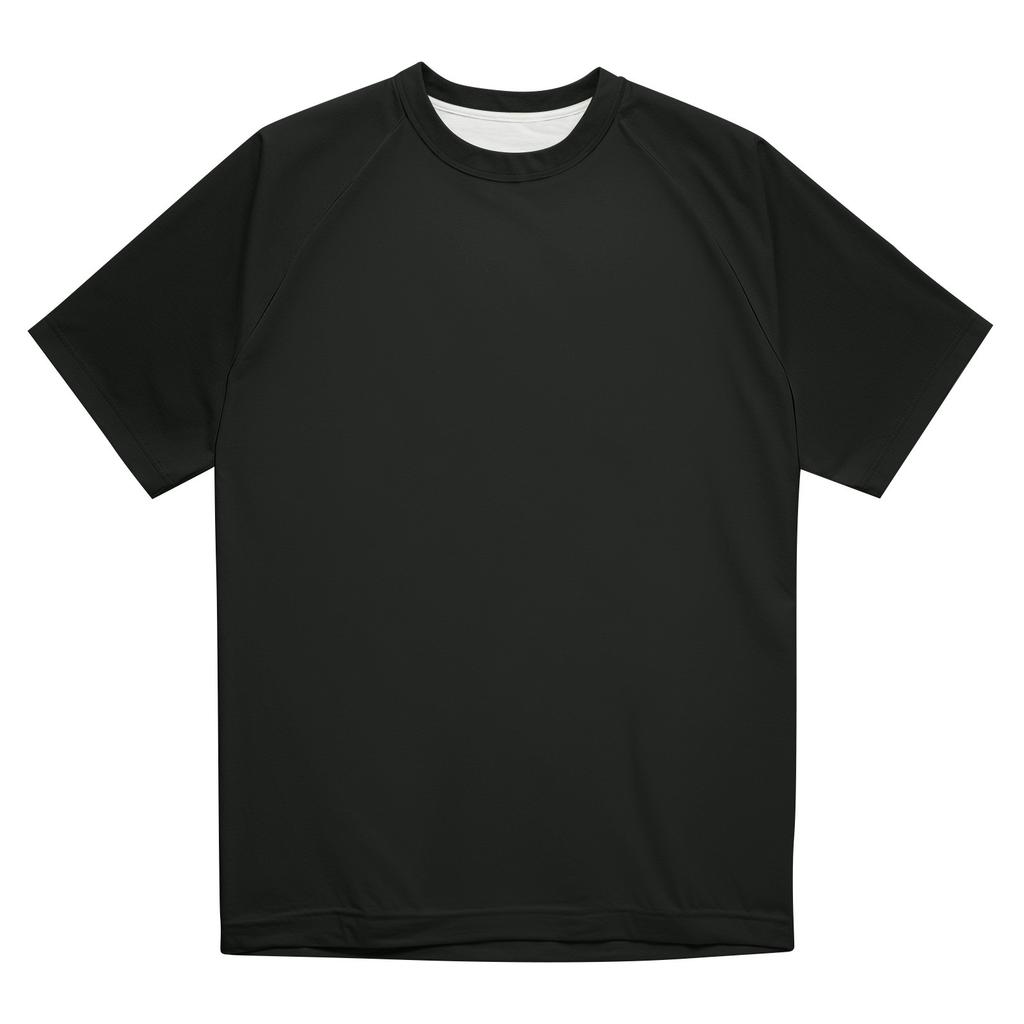 Men's Round Neck Raglan Short Sleeve Top T-shirt