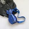 Cute Cartoon Women's Bag New Fashion Contrasting Color Splicing Messenger Bag Colored Cat Casual Shoulder Bag Breast Bag Women