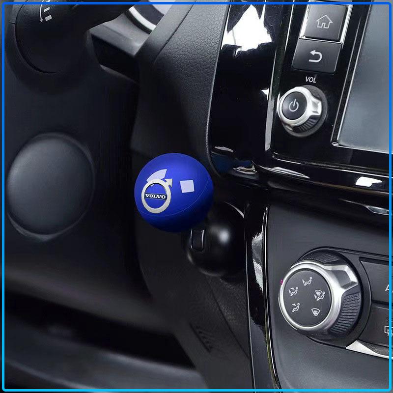 For Volvo XC90 XC60 XC70 XC40 V90 V60 V40 C70 C30 S80 Car Logo Push Start Button Lever Creative Protective Cover
