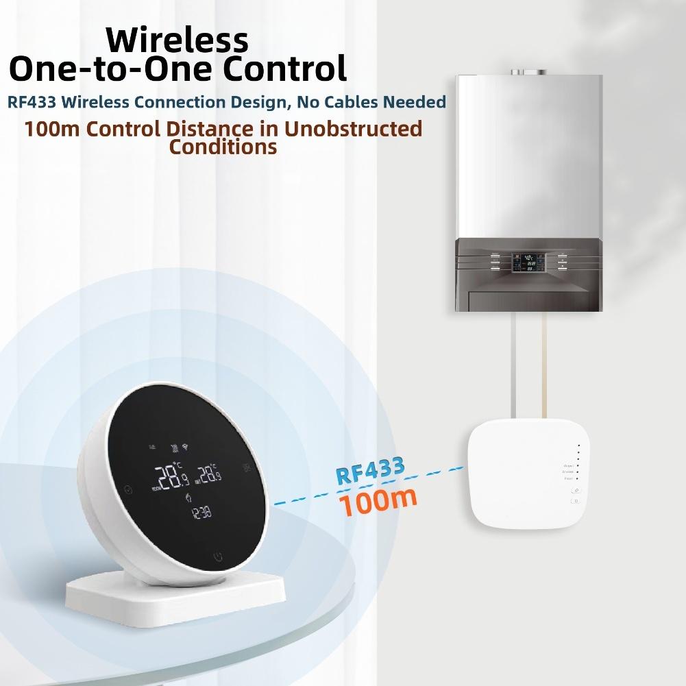 Smart WiFi Thermostat Compatible with For ALEXA and For Tuya Assistant Remote App Control and Programmable Temperature Settings
