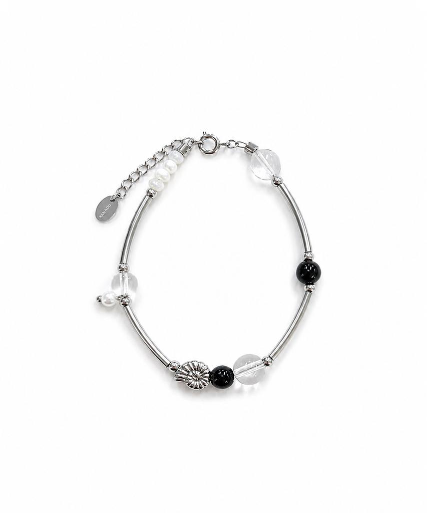 Xanadu Aqua Shell Bracelet_Black