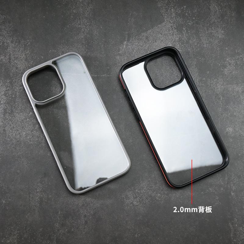 The new Apple 11 mobile phone case is simple and suitable for iPhone11promax transparent anti-drop protective case, matte advanced.