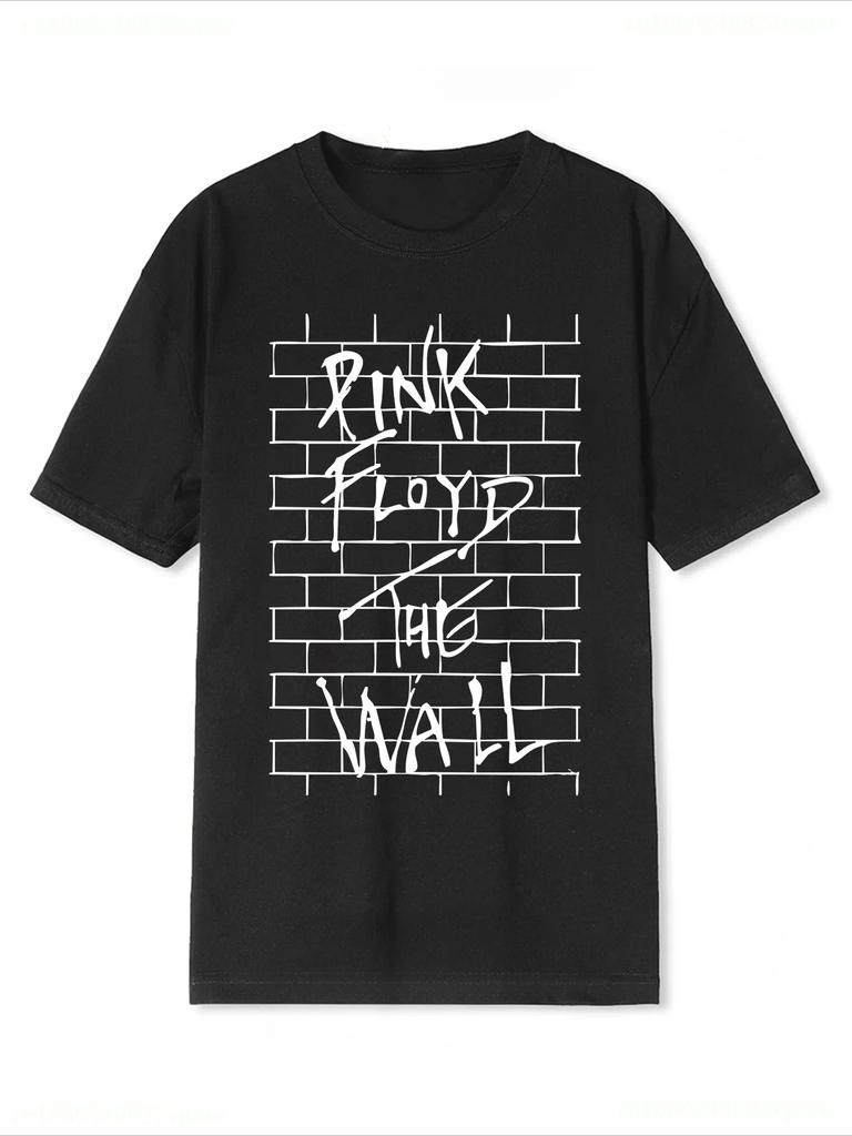 Streetwear Léto Růžové Bavlněné tričko Unisex Trička s krátkým rukávem Unisex Oblečení Hard Rock Band Vintage Topy FloydS Hip Hop Oblečení