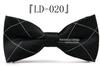 Korean Style Double Layer Polyester Bow Tie for Men & Women – Ideal for Weddings & Formal Events