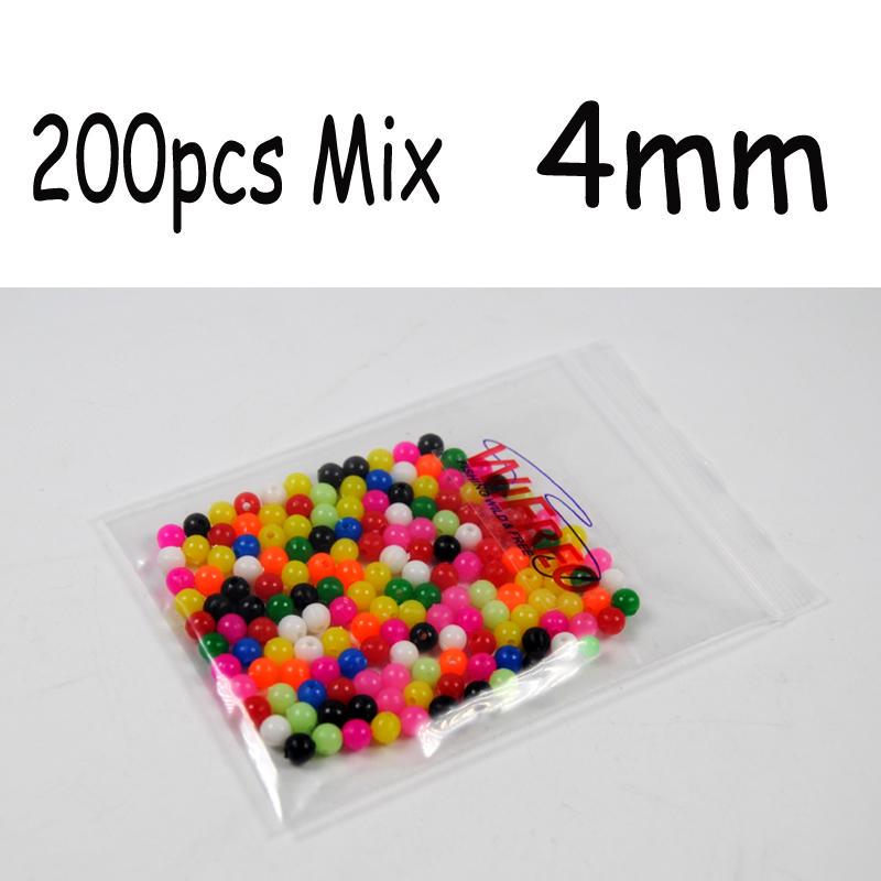 

Пластиковые бусы для приманки, 200 шт 4mm