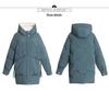 2024 Women's Mid-Length Down Cotton Jacket: Korean Style, Loose, Thick, Casual Winter Coat