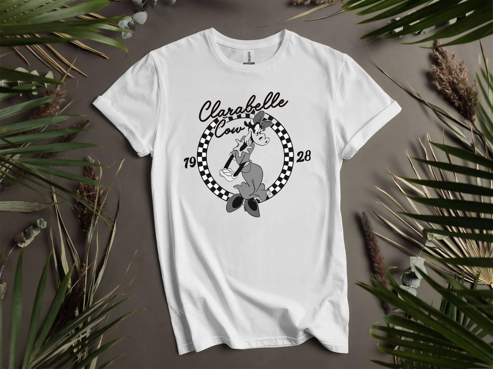 Funny Clarabelle Cow 1928 T-shirt T shirt Men Women Unisex Tshirt K466 S