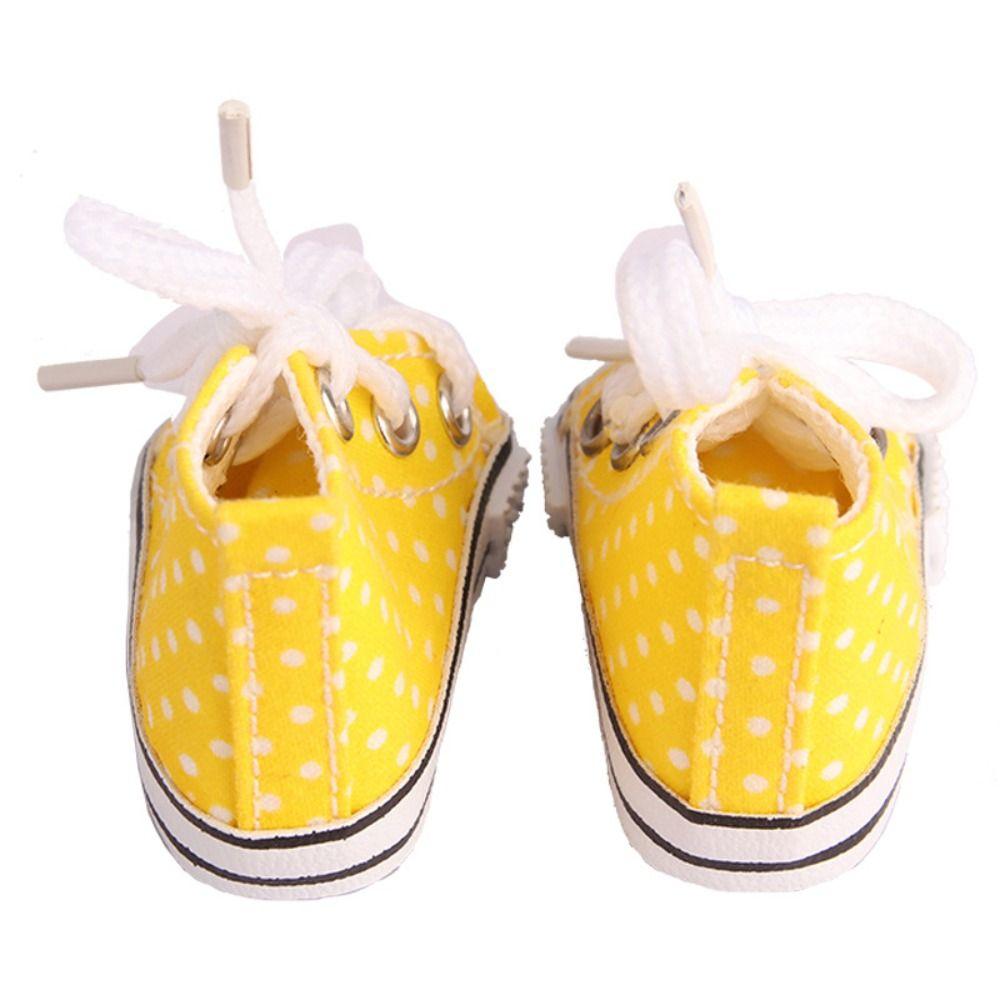 Mini Doll Casual Canvas Shoes Kawaii Doll Sneakers Handmade Mini Casual Shoes  Girl Gift