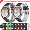 22mm 20mm Silicone Strap for Huawei Watch GT5 Pro/GT5 4 3 2 2e 46mm Original Bracelet for Huawei Watch 4 3 Pro Sports Watchband
