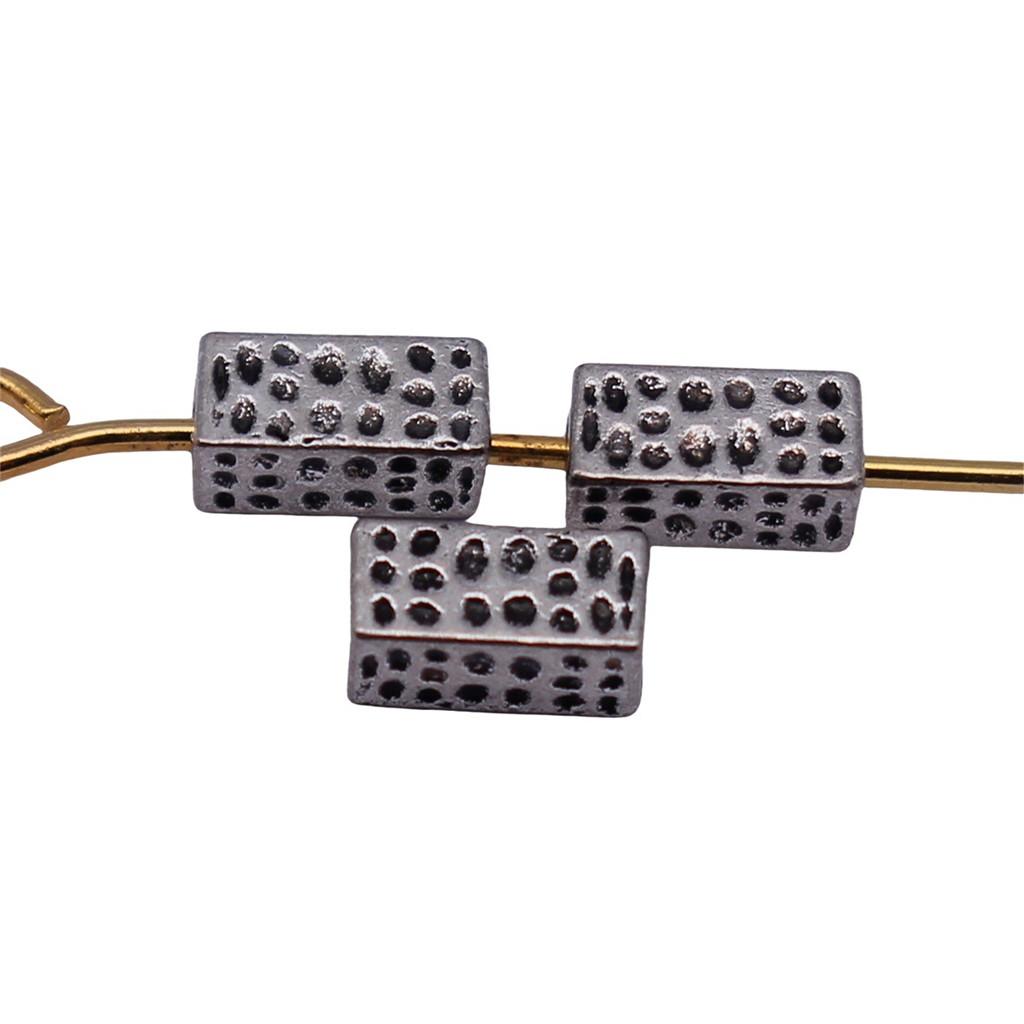 Runde Perlen mit kleinem Loch Antike Metallanhänger Abstandshalter Schmuckherstellung Zubehör