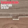 Precisions Acrylic Router Table Alignment Setup Bar Block Tool For Table Sawing And Shapers Accessories 10 Piece Set