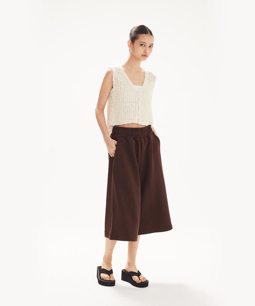 LEINJI Jersey Bermuda Pants (Brown)