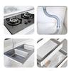 Aluminiumfolie Papier Küche Ölbeständige Folie Herd Wasserdicht Feuchtigkeitsbeständig Selbstklebende Tapete Arbeitsplatte Schrank Renovierung Fliesenaufkleber