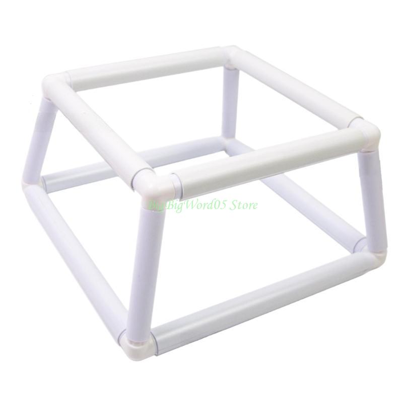 24TE Square Embroidery Hoop Stitching Frame Square Embroidery Clip Frame for Quilting Embroidery Craft