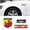 3D Aluminum Emblem Sticker Car Rear Trunk Fender Badge Decals for 500 124 Punto Ducato Palio Bravo Accessories