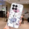 For Honor 70 Lite 5G Case Silicone Soft Clear TPU Coque for Honor X8a X8b X8c X8 5G X6 Phone Cover Print Shell Protection Women