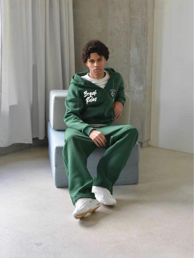 2025 European Unisex Hooded Casual Sports Zipper Cardigan for Autumn/Winter